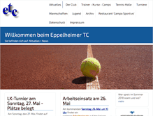 Tablet Screenshot of etc-eppelheim.de